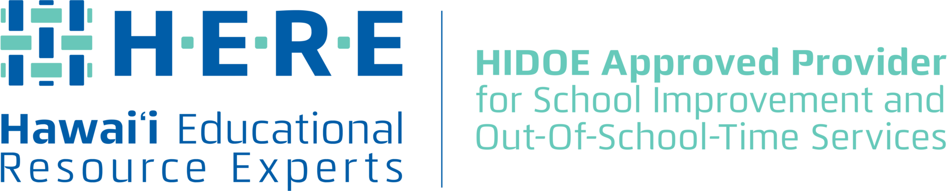 A green banner with blue letters and the words " hido for school out-of-doors ".